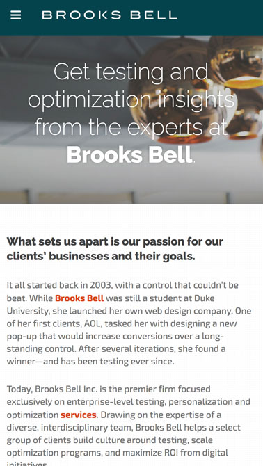 Brooks Bell mobile