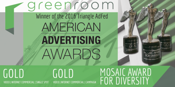 Greenroom Takes Home 3 Addy Awards