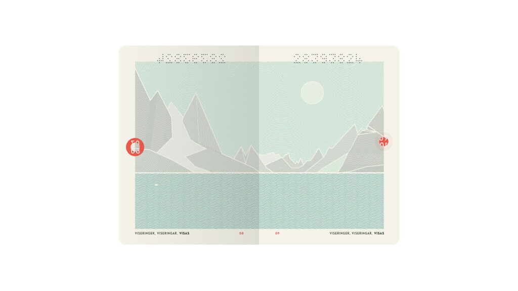 Norwegian Passport Spread