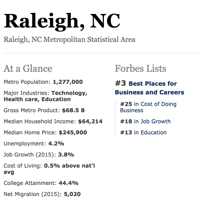 raleigh-nc-triangle-region-quick-stats