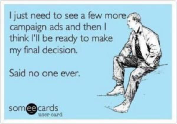 Political Ads, Propaganda, Comic Relief, and Your Right to Vote