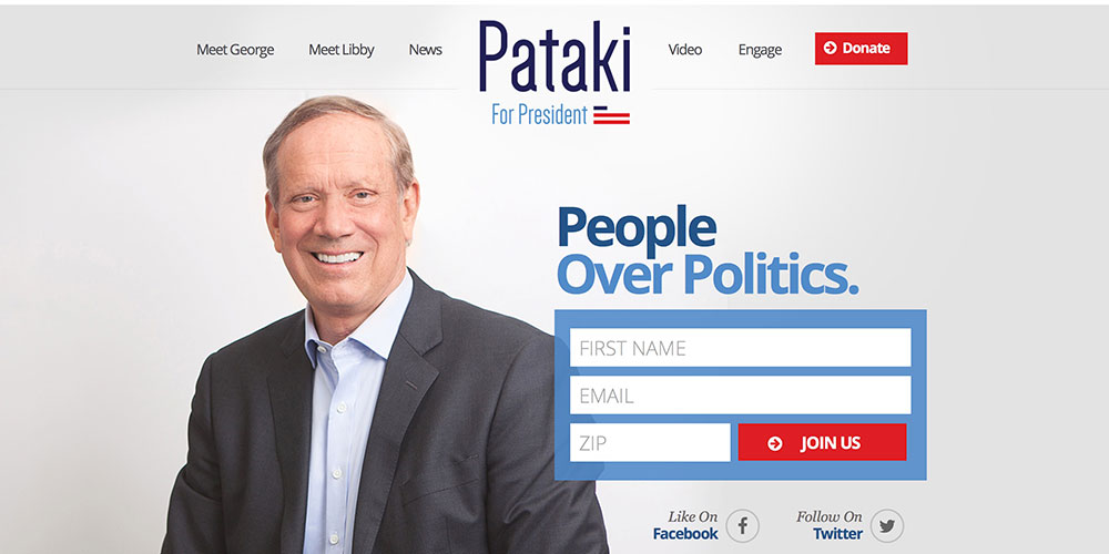 George Pataki's Presidential Website 2016