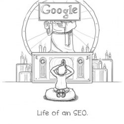 praise Google SEO joke